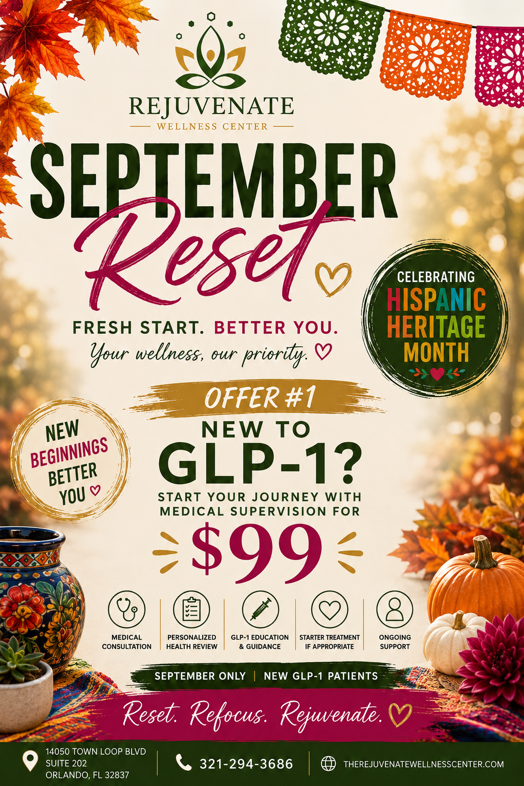 New to GLP-1? promotional flyer